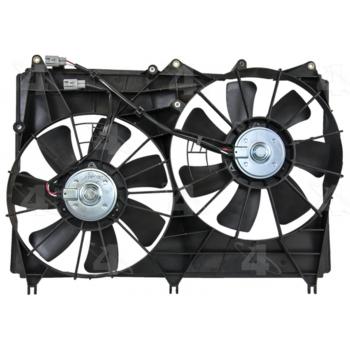 2008 Suzuki Grand Vitara Dual Radiator and Condenser Fan Assembly Four Seasons 76231 image 1 of 4