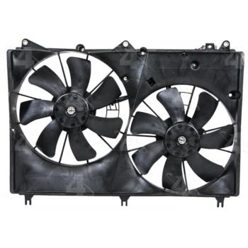 2008 Suzuki Grand Vitara Dual Radiator and Condenser Fan Assembly Four Seasons 76231 image 2 of 4