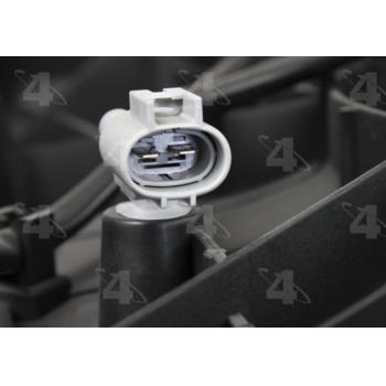 2008 Suzuki Grand Vitara Dual Radiator and Condenser Fan Assembly Four Seasons 76231 image 3 of 4