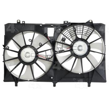 2008 Lexus RX350 Dual Radiator and Condenser Fan Assembly Four Seasons 76242 image 1 of 4