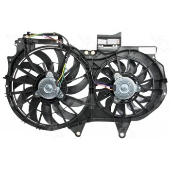 2005 Audi A4 Quattro Dual Radiator and Condenser Fan Assembly