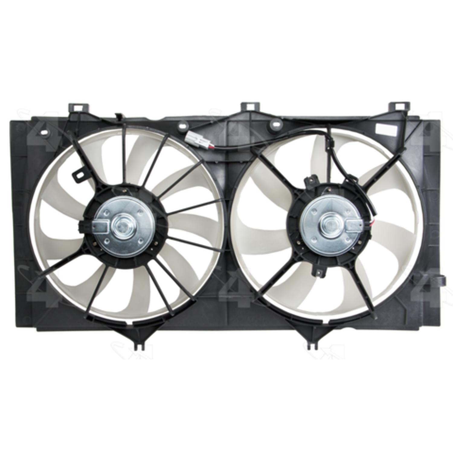 Four Seasons 76253 - Engine Cooling Fan Assembly Four Seasons 76253 Dual Radiator and Condenser Fan Assembly product image 1 of 4