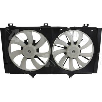 2013 Toyota Venza Dual Radiator and Condenser Fan Assembly Four Seasons 76253 image 2 of 4