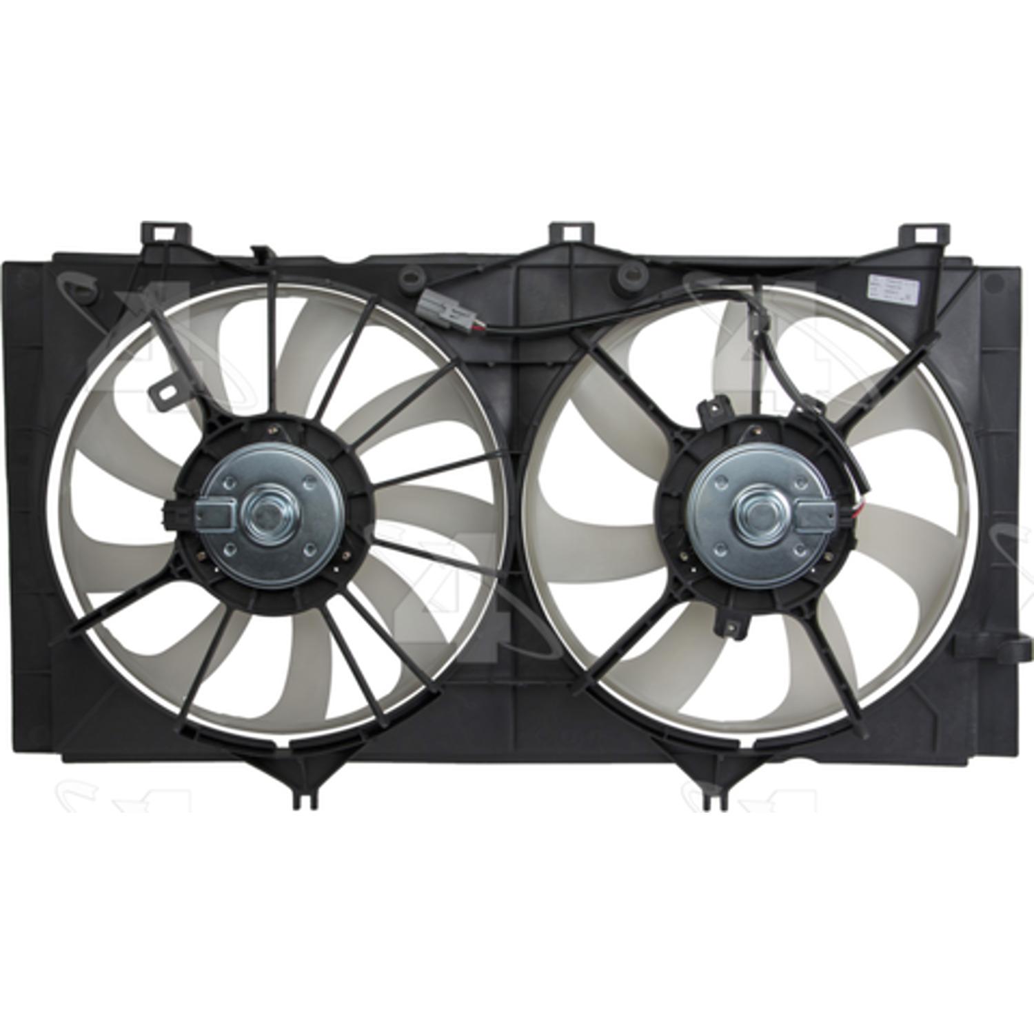 Four Seasons 76253 - Engine Cooling Fan Assembly Four Seasons 76253 Dual Radiator and Condenser Fan Assembly product image 4 of 4
