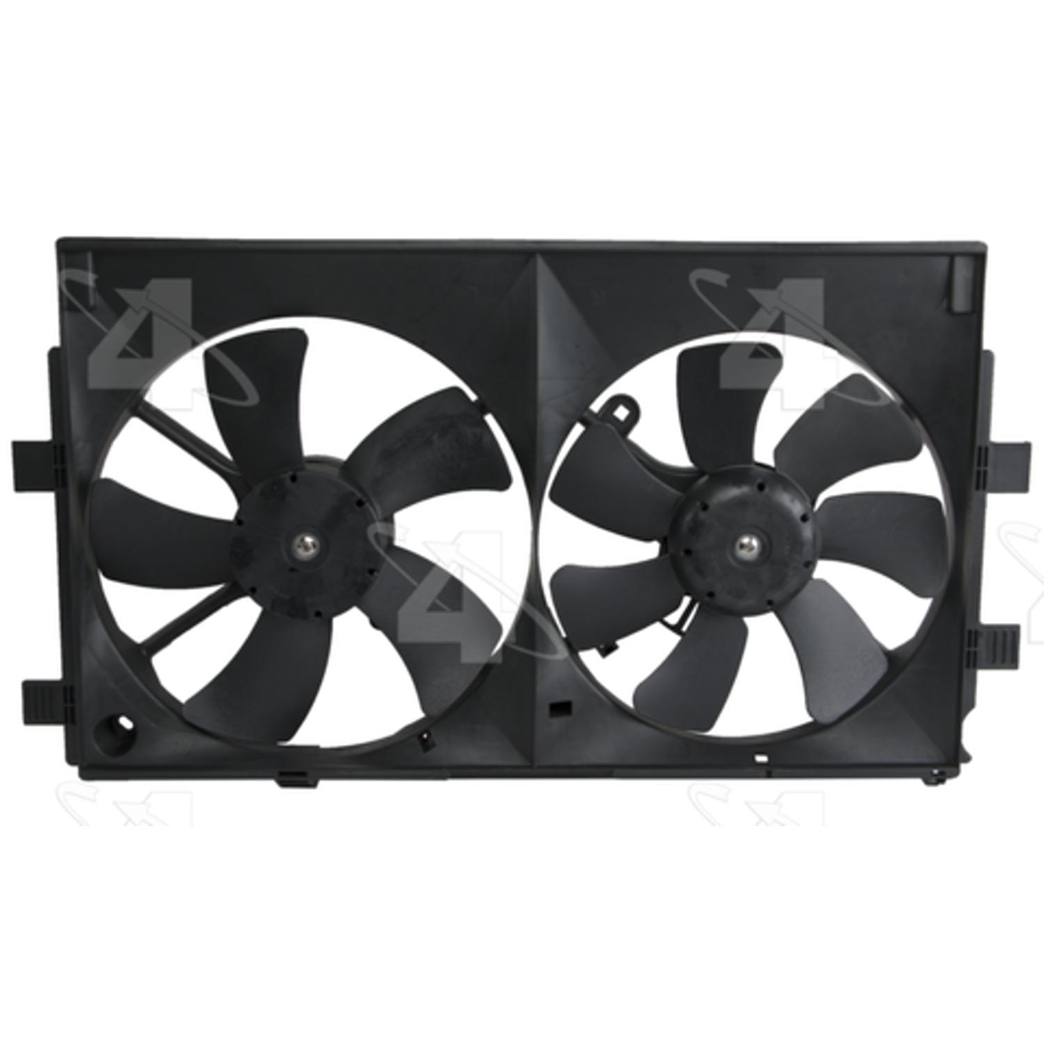 Four Seasons 76255 - Engine Cooling Fan Assembly Four Seasons 76255 Dual Radiator and Condenser Fan Assembly product image 2 of 4