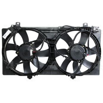 2010 Chevrolet Camaro Dual Radiator and Condenser Fan Assembly