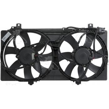 2010 Chevrolet Camaro Dual Radiator and Condenser Fan Assembly Four Seasons 76259 image 4 of 4