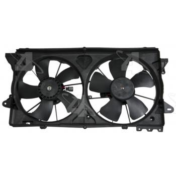2013 Lincoln Navigator Dual Radiator and Condenser Fan Assembly Four Seasons 76261 image 2 of 4