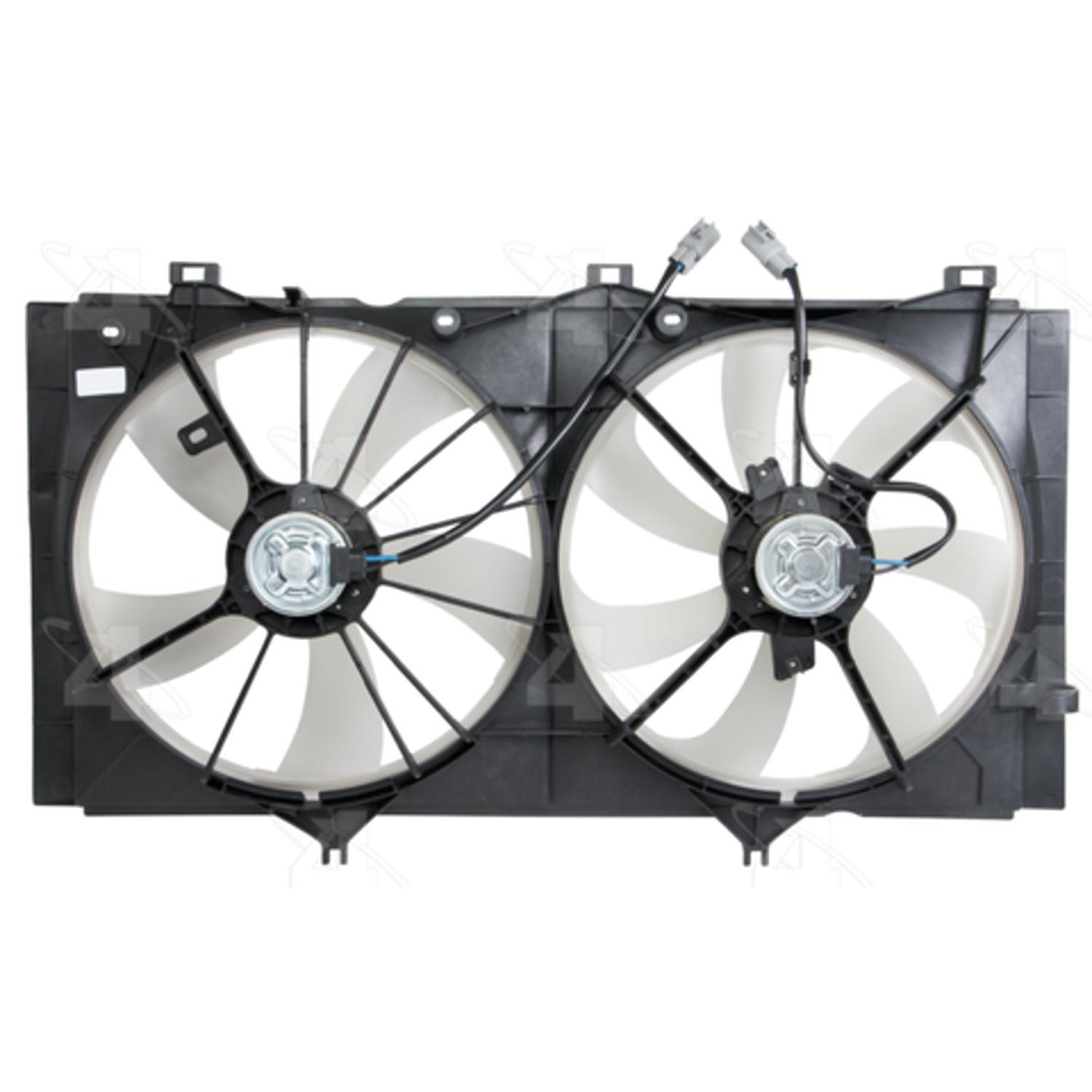 Four Seasons 76265 - Engine Cooling Fan Assembly Four Seasons 76265 Dual Radiator and Condenser Fan Assembly product image 1 of 5