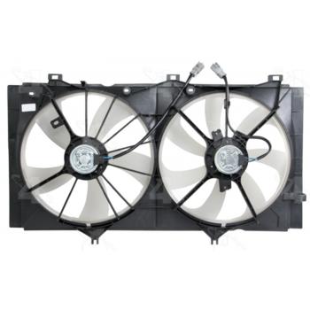 2013 Toyota Venza Dual Radiator and Condenser Fan Assembly Four Seasons 76265 image 1 of 4
