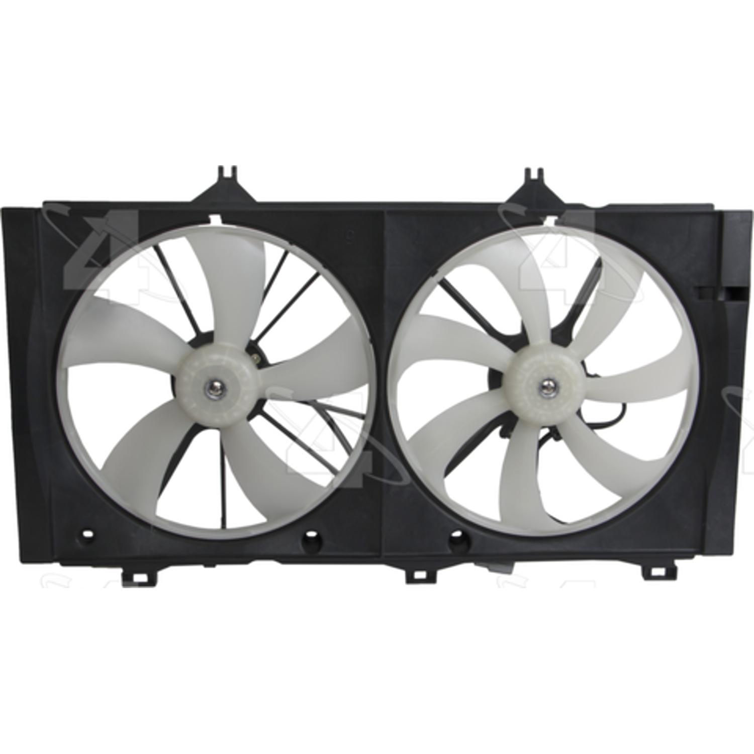 Four Seasons 76265 - Engine Cooling Fan Assembly Four Seasons 76265 Dual Radiator and Condenser Fan Assembly product image 2 of 5