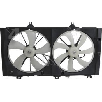 2013 Toyota Venza Dual Radiator and Condenser Fan Assembly Four Seasons 76265 image 2 of 4