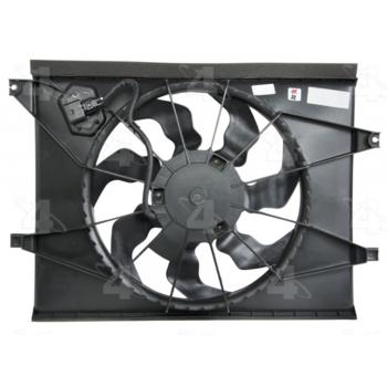 2010 Kia Soul Engine Cooling Fan Assembly Four Seasons 76267 image 1 of 4