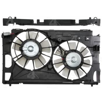 2011 Lexus CT200h Dual Radiator and Condenser Fan Assembly Four Seasons 76270 image 1 of 4