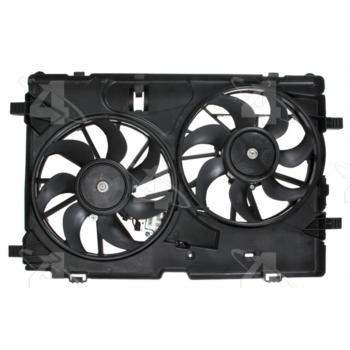 2011 Ford Fusion Dual Radiator and Condenser Fan Assembly Four Seasons 76286 image 2 of 3
