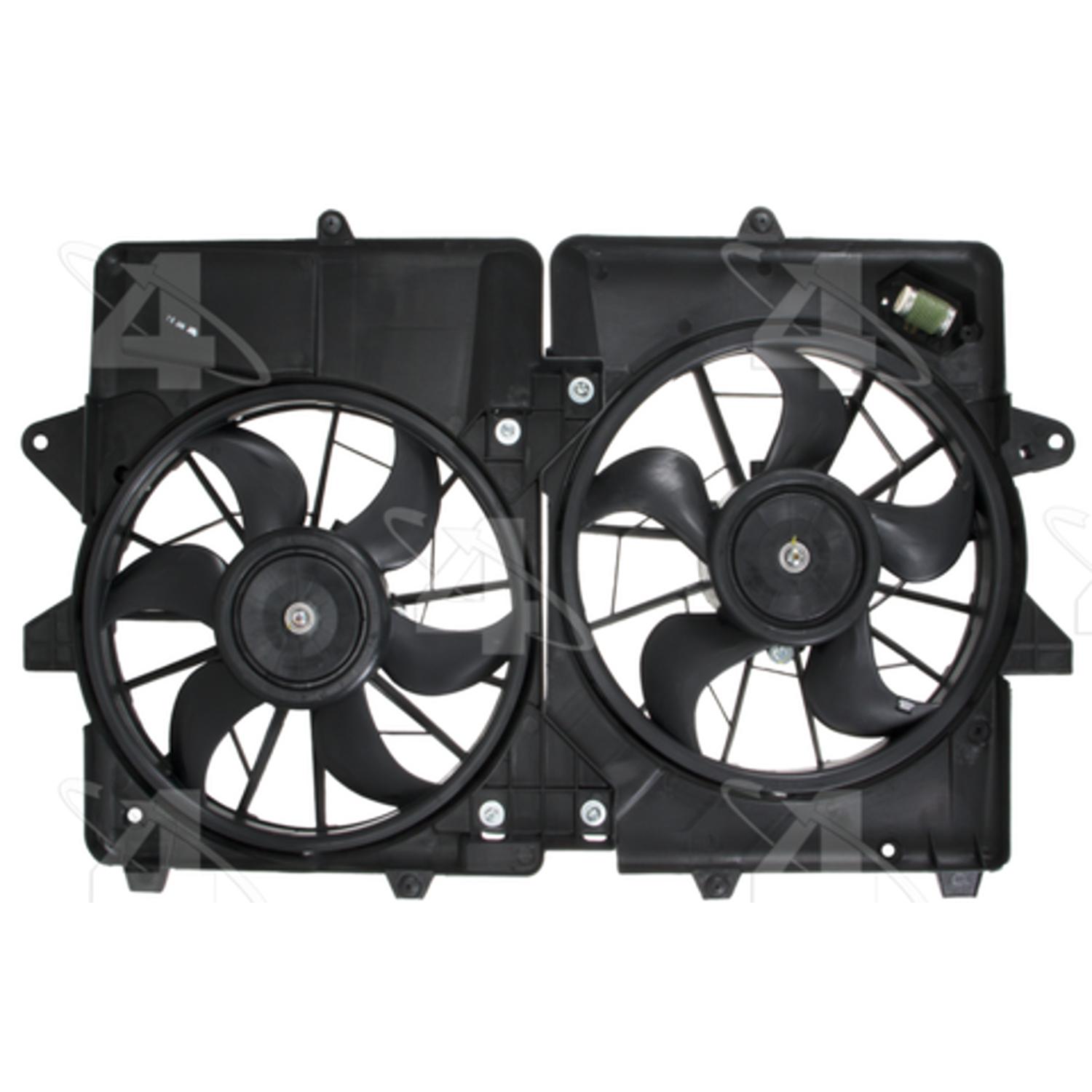 Four Seasons 76290 Dual Radiator and Condenser Fan Assembly product image 2 of 3