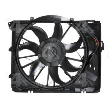 2012 BMW 328i Engine Cooling Fan Assembly Four Seasons 76291 image 2 of 3
