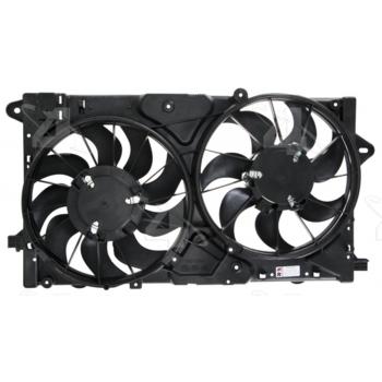 2015 Buick Regal Dual Radiator and Condenser Fan Assembly Four Seasons 76300 image 1 of 4