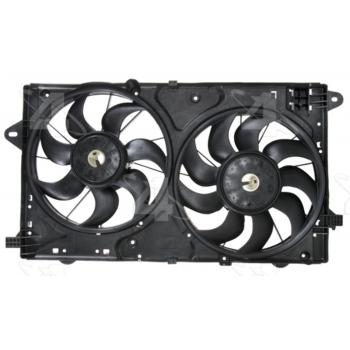2015 Buick Regal Dual Radiator and Condenser Fan Assembly Four Seasons 76300 image 2 of 4