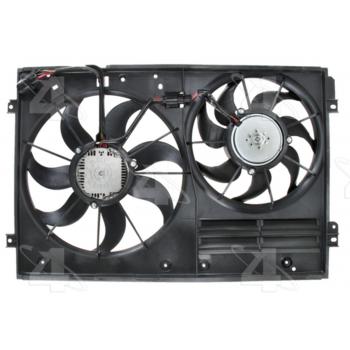 2013 Audi A3 Dual Radiator and Condenser Fan Assembly Four Seasons 76304 image 2 of 3