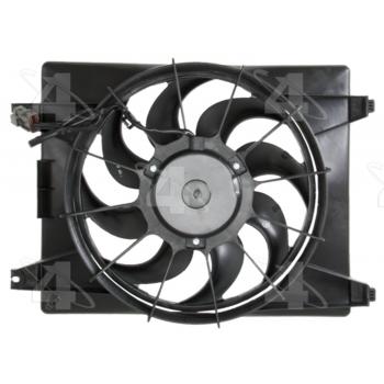 2012 Hyundai Veracruz Engine Cooling Fan Assembly Left Four Seasons 76315 image 2 of 3