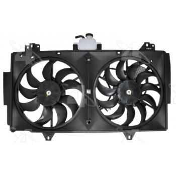 2013 Mazda 6 Dual Radiator and Condenser Fan Assembly Four Seasons 76319 image 1 of 3