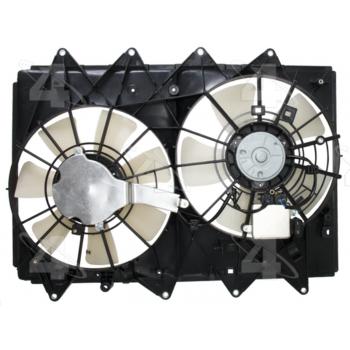2015 Mazda CX-9 Dual Radiator and Condenser Fan Assembly Four Seasons 76321 image 3 of 3