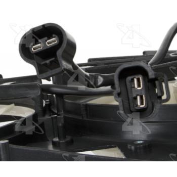 2012 Lexus LS460 Dual Radiator and Condenser Fan Assembly Four Seasons 76324 image 2 of 3
