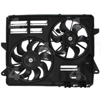 2016 Ford Mustang Dual Radiator and Condenser Fan Assembly Four Seasons 76329 image 1 of 4