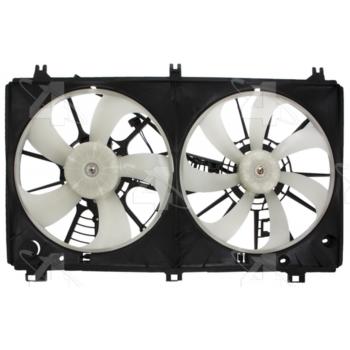 2014 Lexus IS250 Dual Radiator and Condenser Fan Assembly Four Seasons 76335 image 1 of 4