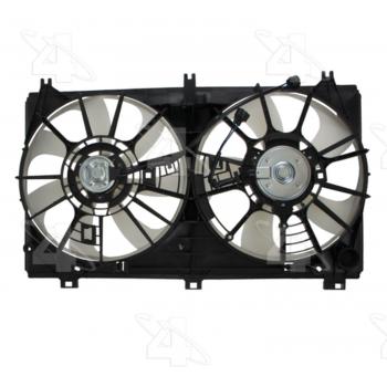 2014 Lexus IS250 Dual Radiator and Condenser Fan Assembly Four Seasons 76335 image 2 of 4