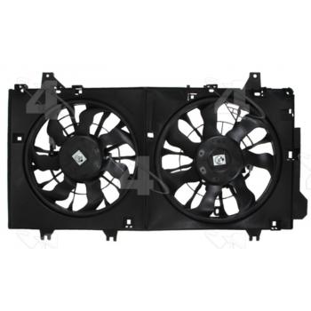 2018 Mazda 3 Dual Radiator and Condenser Fan Assembly Four Seasons 76337 image 1 of 4