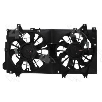 2018 Mazda 3 Dual Radiator and Condenser Fan Assembly Four Seasons 76337 image 2 of 4