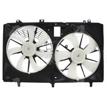 2012 Lexus RX350 Dual Radiator and Condenser Fan Assembly Four Seasons 76338 image 1 of 4