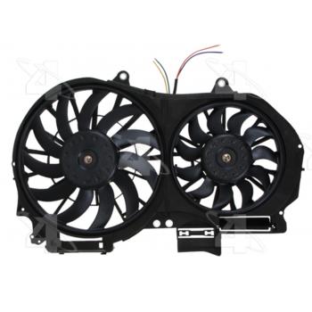 2006 Audi A4 Dual Radiator and Condenser Fan Assembly Four Seasons 76344 image 1 of 4
