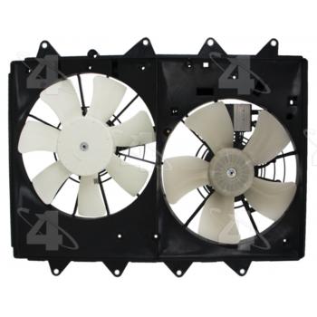2007 Mazda CX-9 Dual Radiator and Condenser Fan Assembly Four Seasons 76355 image 1 of 4