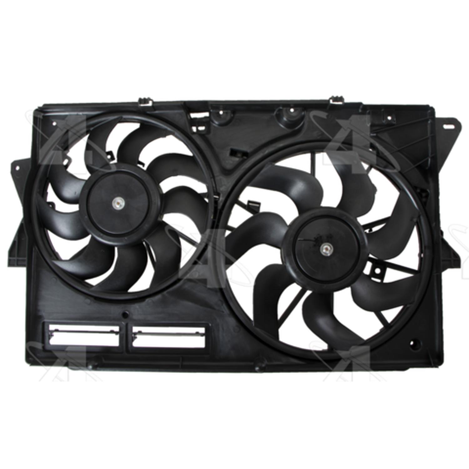 Four Seasons 76371 - Engine Cooling Fan Assembly Four Seasons 76371 Dual Radiator and Condenser Fan Assembly product image 1 of 4