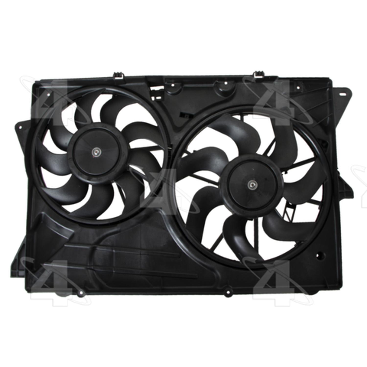Four Seasons 76373 - Engine Cooling Fan Assembly Four Seasons 76373 Dual Radiator and Condenser Fan Assembly product image 1 of 4