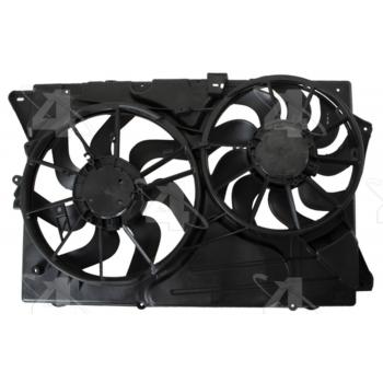 2015 Ford Flex Dual Radiator and Condenser Fan Assembly Four Seasons 76373 image 2 of 4