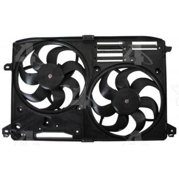 2015 Ford Fusion Dual Radiator and Condenser Fan Assembly Four Seasons 76376 image 1 of 4