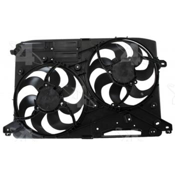 2015 Ford Fusion Dual Radiator and Condenser Fan Assembly Four Seasons 76376 image 2 of 4