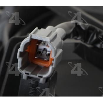 2014 Nissan Rogue Dual Radiator and Condenser Fan Assembly Four Seasons 76386 image 3 of 4