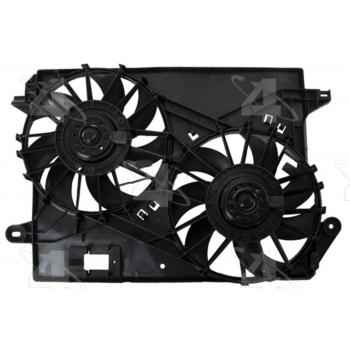 2014 Chrysler 300 Dual Radiator and Condenser Fan Assembly Four Seasons 76387 image 2 of 4