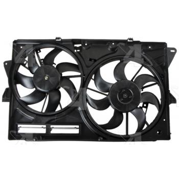 2015 Ford Taurus Dual Radiator and Condenser Fan Assembly Four Seasons 76393 image 1 of 4