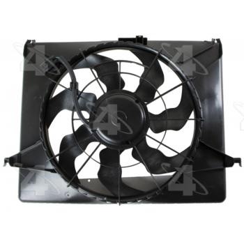 2009 Hyundai Sonata Engine Cooling Fan Assembly Four Seasons 76396 image 2 of 3