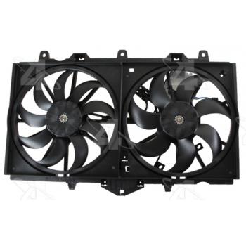 2015 Infiniti Q50 Dual Radiator and Condenser Fan Assembly