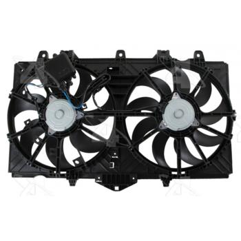 2017 Infiniti Q50 Dual Radiator and Condenser Fan Assembly Four Seasons 76398 image 2 of 3