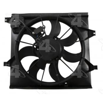 2010 Kia Soul Engine Cooling Fan Assembly Four Seasons 76400 image 2 of 3