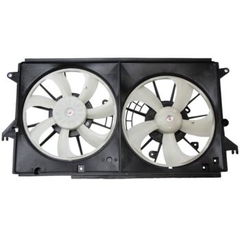 2015 Mazda 5 Dual Radiator and Condenser Fan Assembly Four Seasons 76410 image 2 of 4