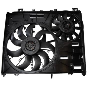 2019 Land Rover Range Rover Dual Radiator and Condenser Fan Assembly Four Seasons 76411 image 2 of 4